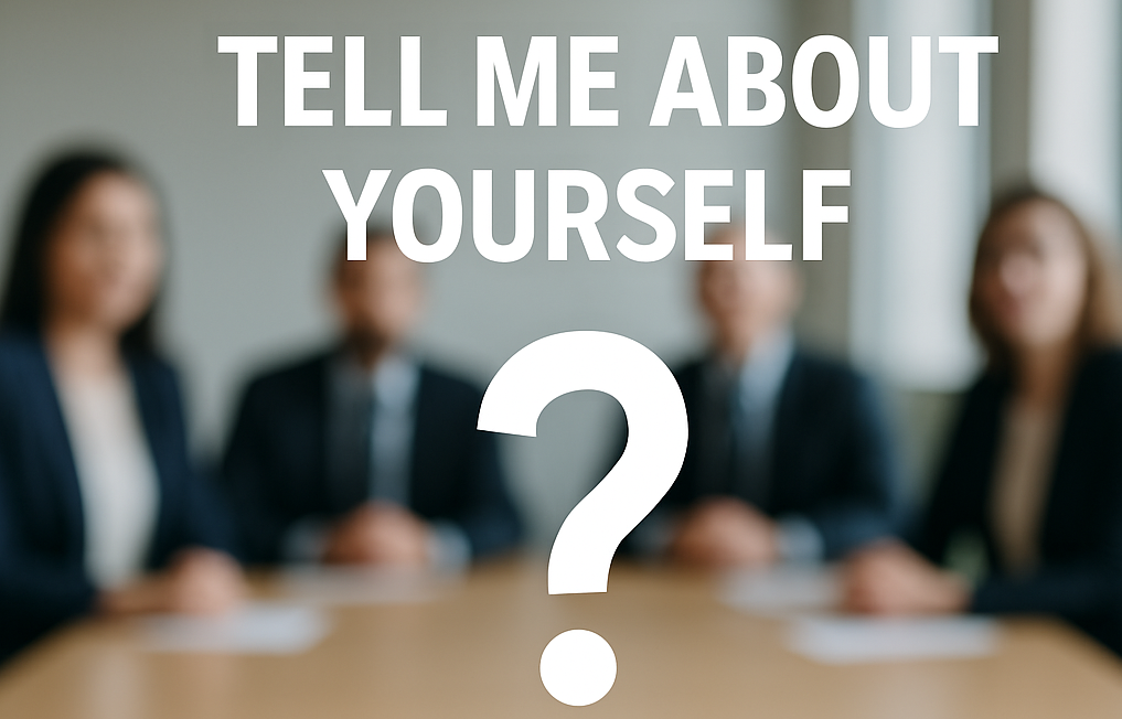 How to best answer the "tell me about yourself" question at a job interview?